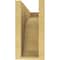 Ekena Millwork 5"W x 15"D x 10"H Classic Legacy Rough Cedar Woodgrain TimberThane Corbel, Primed Tan CORUR05X15X10LGYRCPR - alternate 5